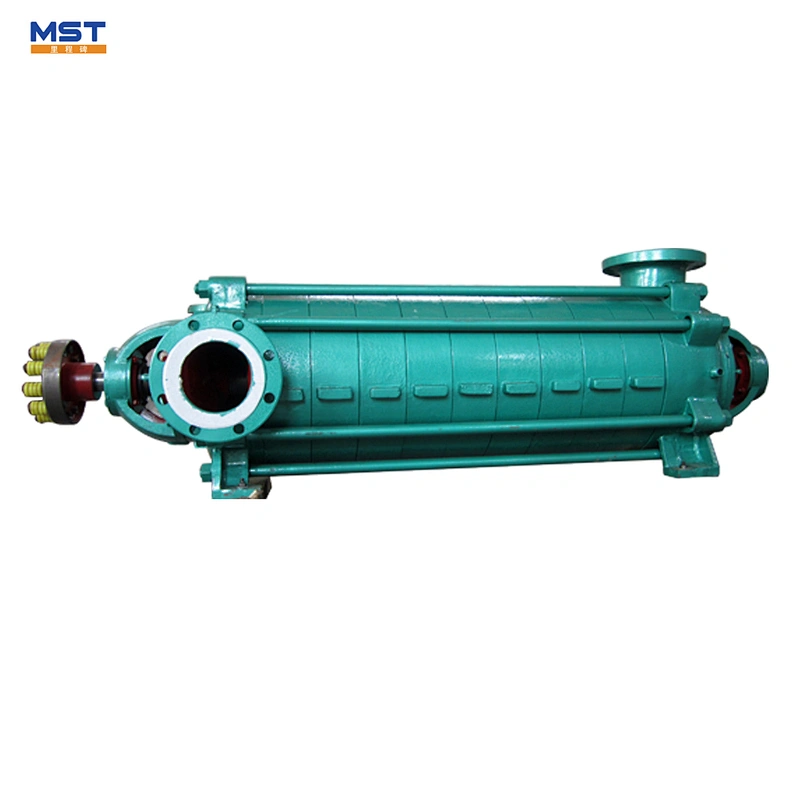 Horizontal multistage mining pump