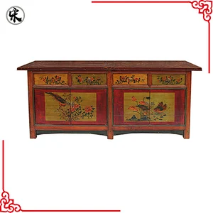 wholesale chinese antique reproduction painted storage furniture