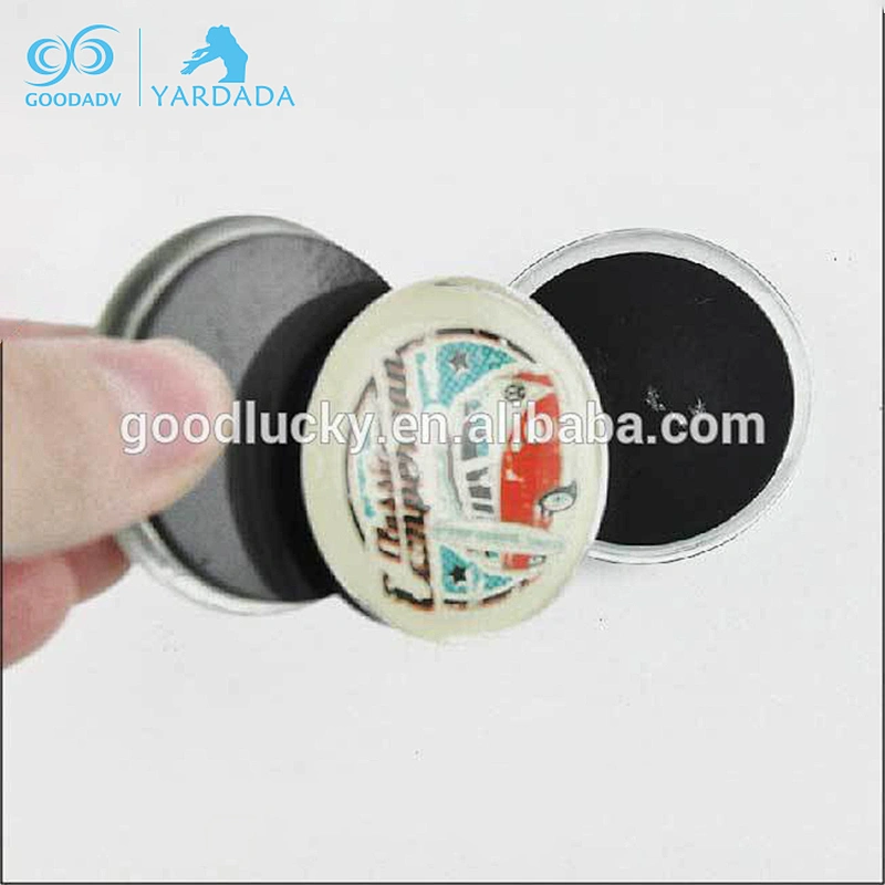 OEM production Fancy Heart Shaped crystal glass refrigerator magnets
