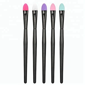 JZG 5pcs Silicone Makeup Brush Set Professional Eyeshadow Brush Kit Facial Cosmetic Tools