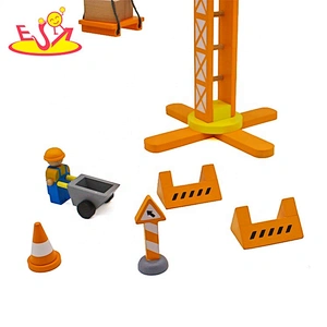 Top fashion educational wooden toy crane for children W04B072