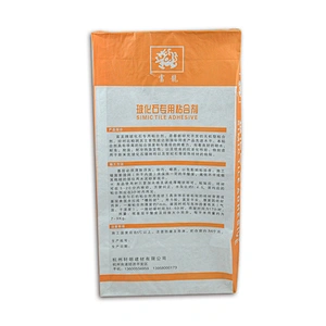 High quility kraft paper valve bag packing cement, glue, mortar 25kg