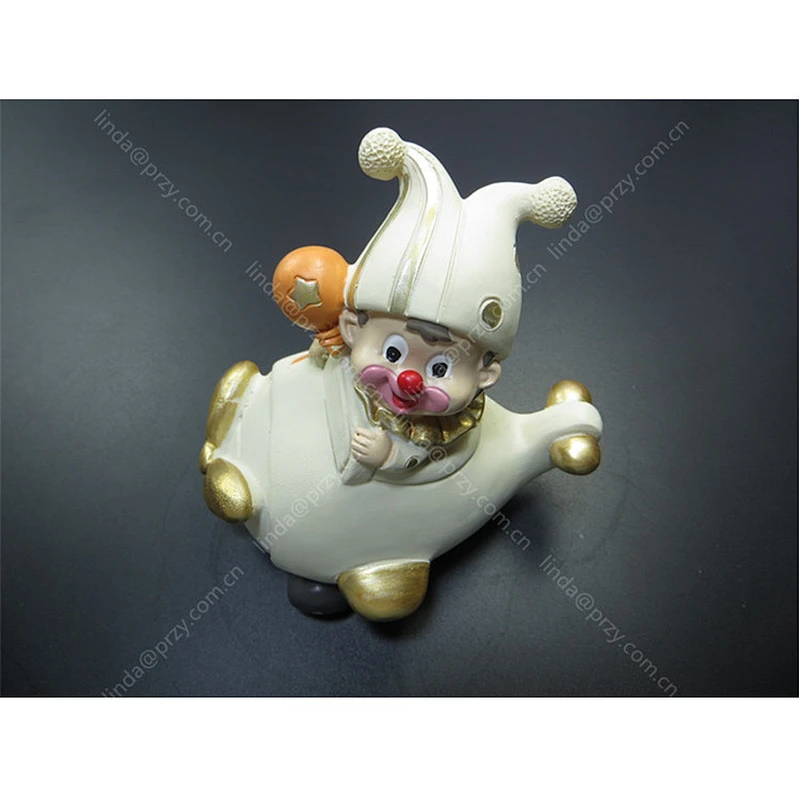 Circus clown Ornaments mold Handmade Soap mould Birthday Cake gift Silicone Molds