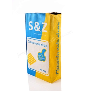 Hot sale Muti-layer sack kraft paper plastic cement Bag 25kg for wall putty powder,mortar,tile adhesive