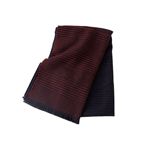 Square Silk Scarves Block Printed Silk Saree Knitted Scarf