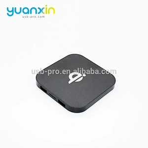 Material 5W Wireless output Plastic Color black and white Power bank