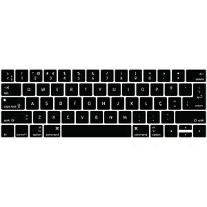 US/EU Version Portuguese Silicone Keyboard Cover skinr for mackbook pro keyboard cover 13 touch bar