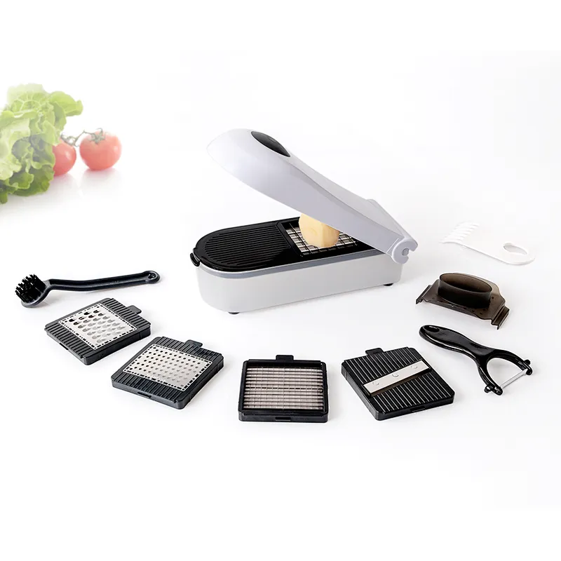 Manual vegetable potato cube mushroom slicer
