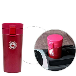 Customized Logo Vacuum Flask Stainless Steel Insulation Cup Coffee Bouncing Car Cup Classical Mug