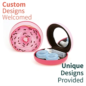 Original Design Leather Box Contact Lens Case Lens Container