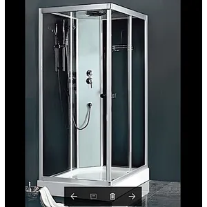 K-7402 One Person Freestanding Enclosure Hotel Cabin Bathroom Shower Cubicle Wet Shower Room