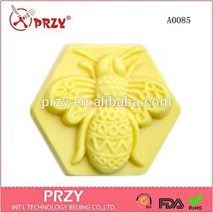 silicone filigree bee soap mold