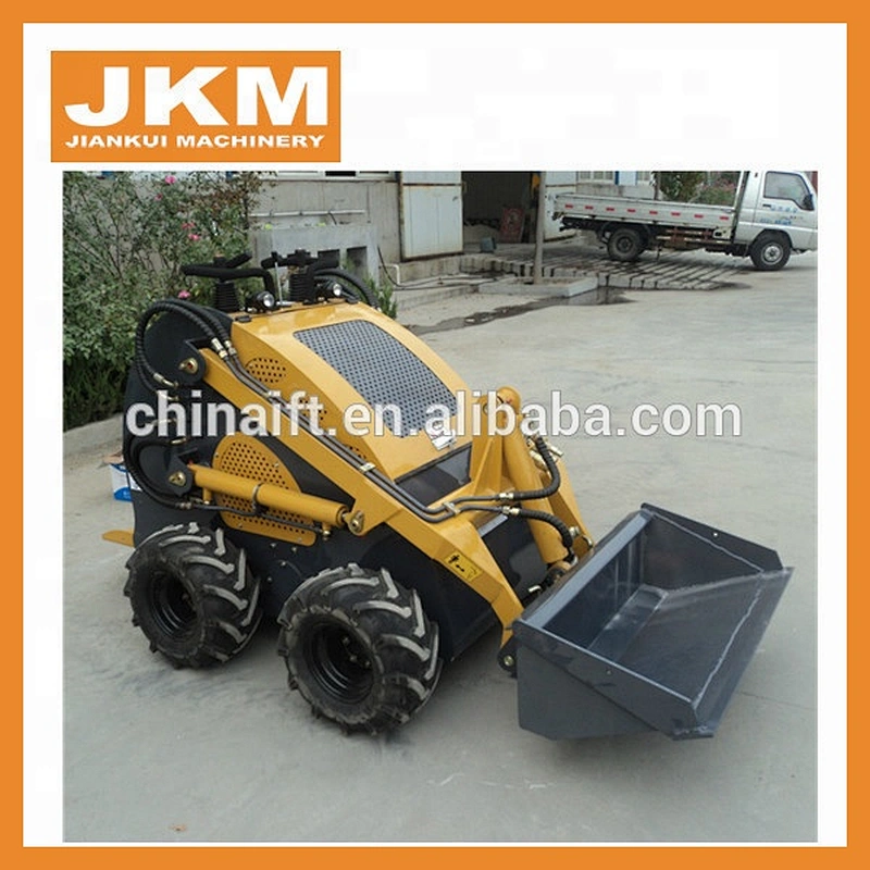 YF380 mini skid steer loader with regular standard bukcet for sale