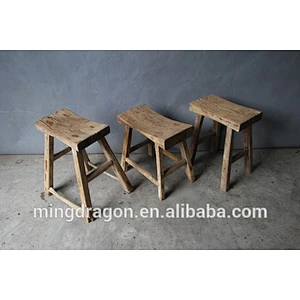 Chinese Antique Shanxi Rustic Natural Stool