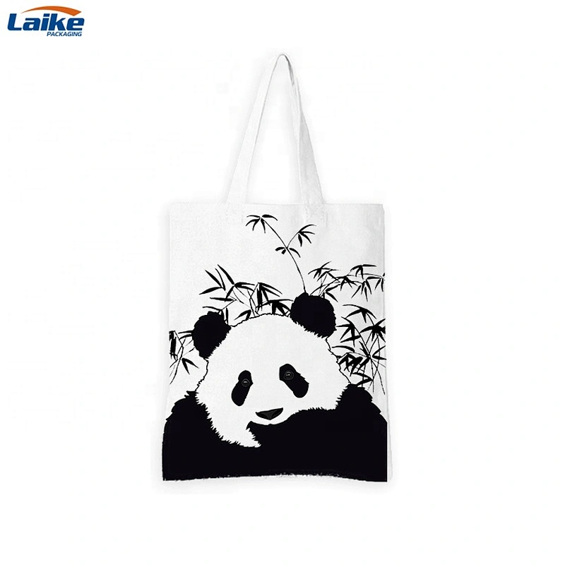 Cotton canvas tote carry shopping duck bag shoulder bag reticule