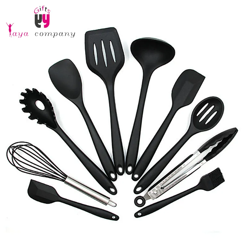 10 pcs Eco-friendly Silicone Kitchen Ware Set