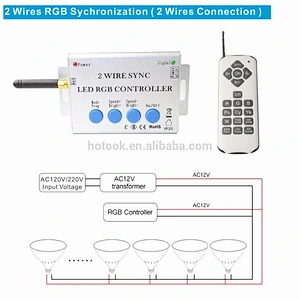 AC12V 35W PAR56 E27 2 Wire Sync RGB LED Pool Light, Power Line Communication with 100M Long Distance Control