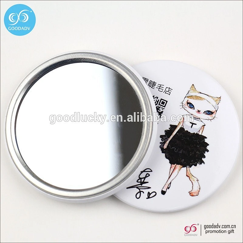 Promotional gifts custom small mini mirror