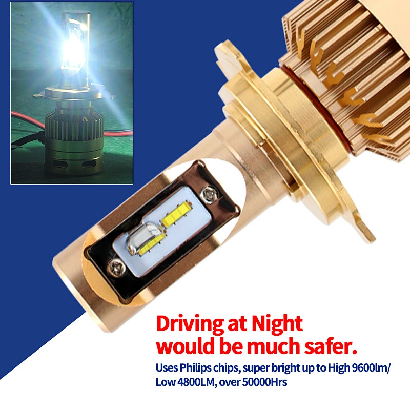 auto parts, wholesale car canbus led headlight bulbs h4 led headlight 80w 12v 24v 8000lm h1 h3 h8 h11 h13 h9 9005 9006