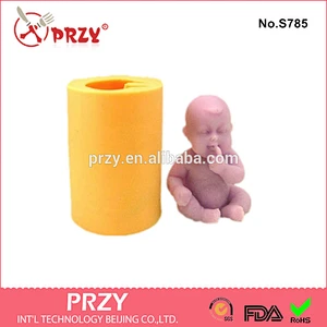 3 d lovely baby to eat hand soap silicone mold