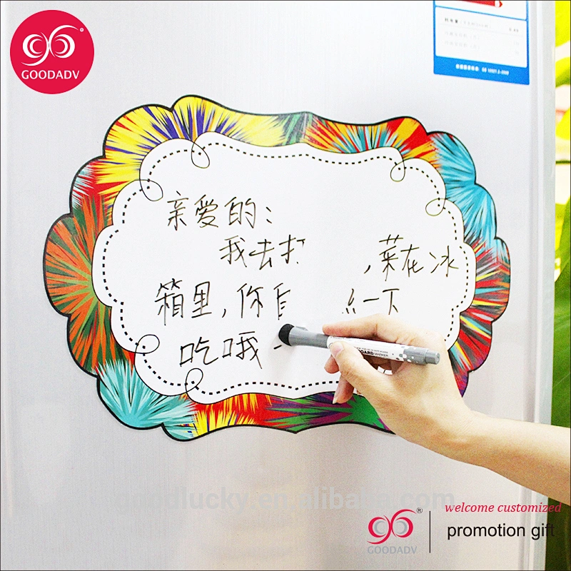 hot sael gifts dry erase white board magnetic drawing writing board with custom logo