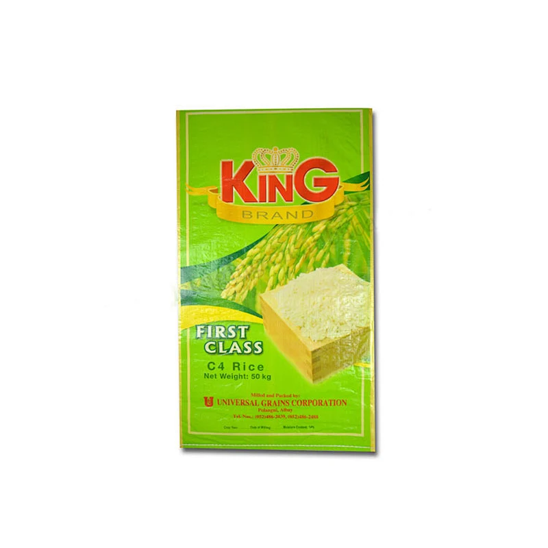 Wholesale transparent laminated 50kg pp woven rice bag sack export to Mexico