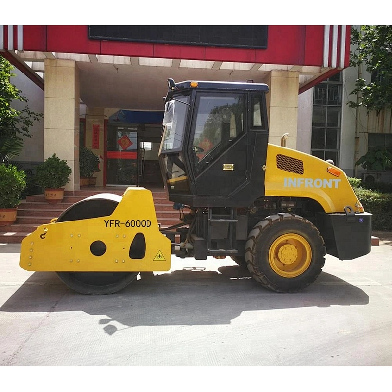 New product 8 ton YFR-8000D hydraulic vibratory road roller