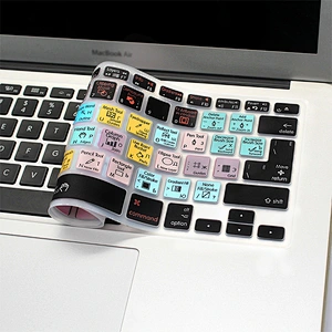 China Supplier Ado be Illustrator AI Hotkeys silicone keyboard skinKeyboard Protector Russian Custom Keyboard Skin For macbook