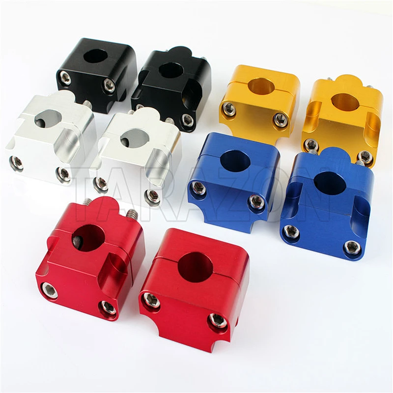 Universal aluminum motorcycle handlebar riser