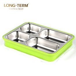 Leakproof Stainless Steel Compartment School Lunch Box