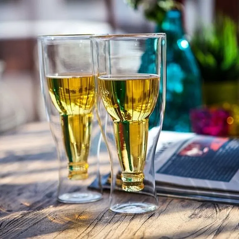 Factory Wholesale Handmade Mouth Blown 360 ML Borosilicate Wine Glass Mug Water Cup for Bar and Home