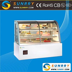 Marble Refrigerated Bakery Acrylic Cake Display Showcase and Display Counter
