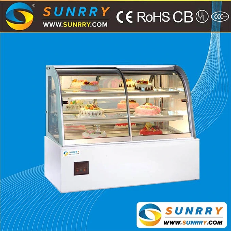 Marble Refrigerated Bakery Acrylic Cake Display Showcase and Display Counter