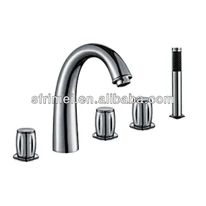 Modern Bathroom Vanity Bathtub Faucet Mixer Tap Water Faucet Ceramic Zinc Alloy Dual Handle Ceramic Spool Bathtub Mixer KL-7021