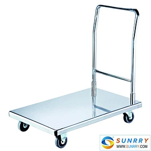 Good Quality Folding Food Service Trolley Prices Round Hotel Laundry And Cleaning Equipment
