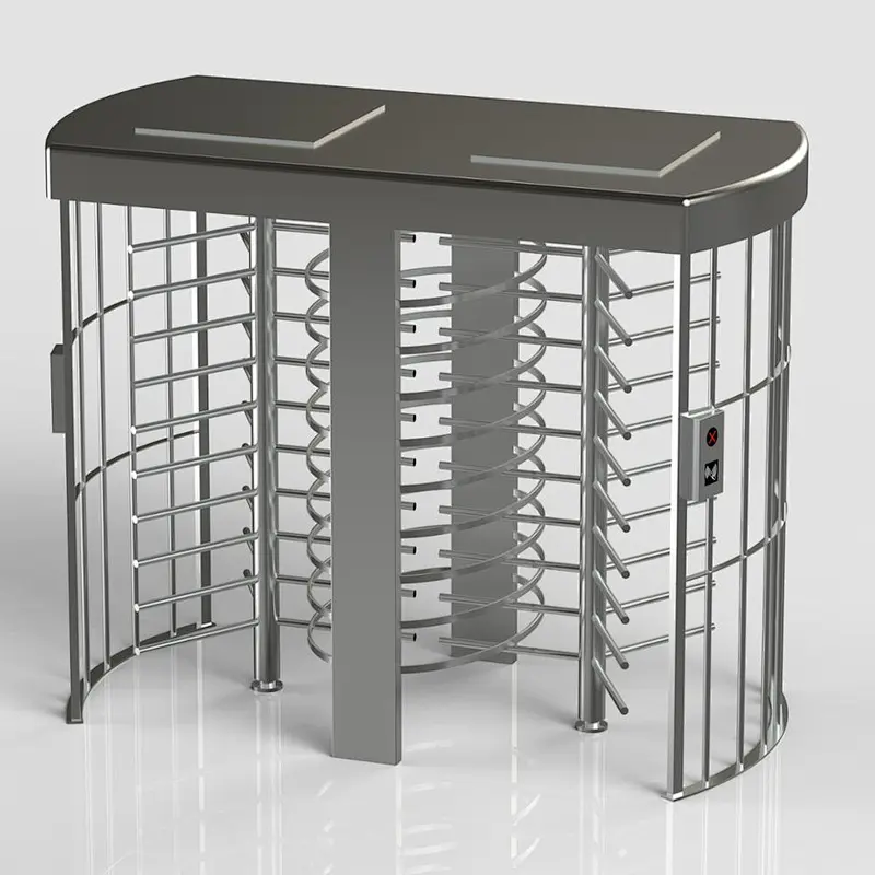 China security system two channel 304 stainless steel full height turnstile