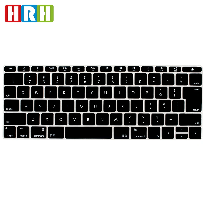 English Custom Silicone Keyboard cover keyboard skins laptop keyboard cover for Mac Pro 13 No Touch Bar Japanese Version