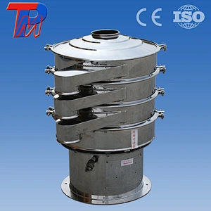 Automatic soil sugar grain powder vibration sieve machine