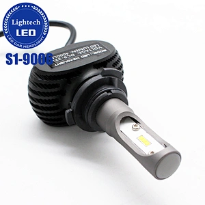 Super Bright Fanless LED Headlight 4000lm 50w S1 HB4 H1 H3 H7 H4 H11 9005 9006 Car Led light