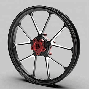 CNC Machining  Aluminum Motorcycle Forge Wheel