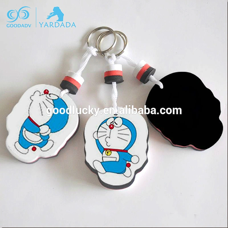 OEM factory promotional gifts eva floating keychain blank sublimation keychain