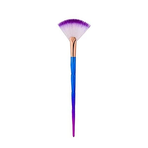 High Quality 2pcs Makeup Blush Brush Fan Cosmetic Brush