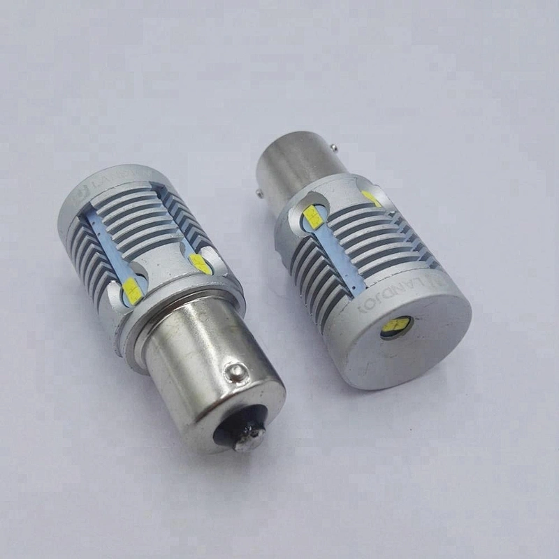 White S25 P21W 1156 auto LED bulbs T10 2 years warranty