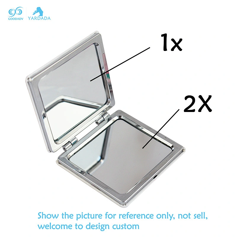 Rectangular cute girls make-up mirror, fashion, portable folding mirror, high quality custom design.
