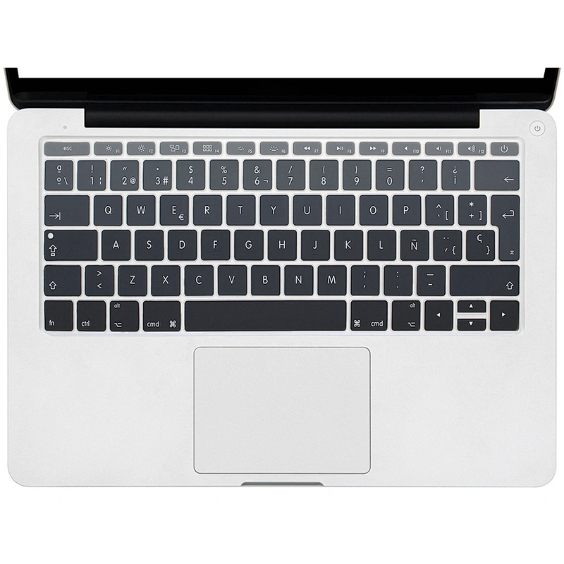 Spanish Custom Silicone Rainbow Keyboard Protector custom silicone keyboard cover For Macbook Retina 12 Keyboard Skin