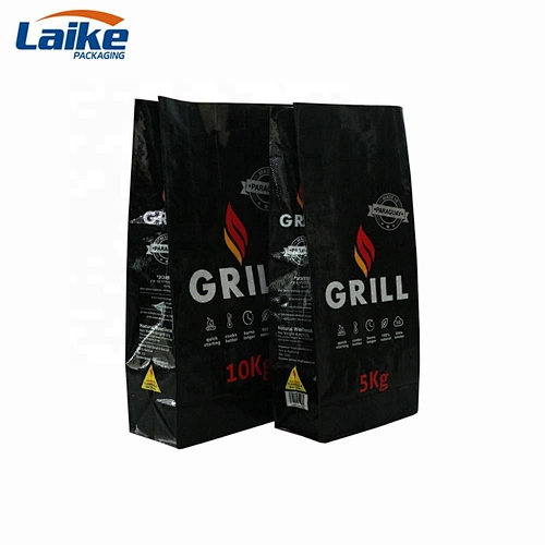 Paraguay grill charcoal bag 5kg 10kg ,pp woven packaging bag for charcoal