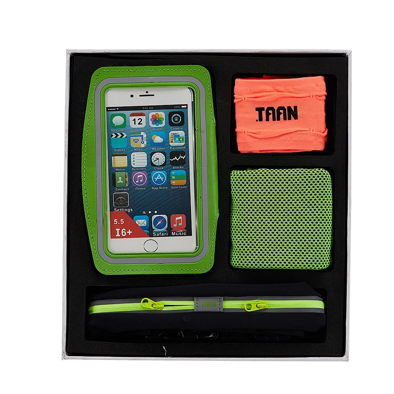 Factory Promotion in-stock Sports Gift Set Outdoor Travel Mountaineering Camp Sport Set Customized Logo Box Gift