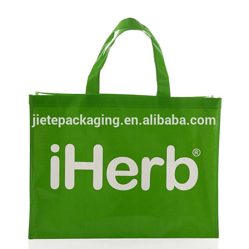 *PP woven vegetables and fruits shopping bag, sack with lamination, made in China