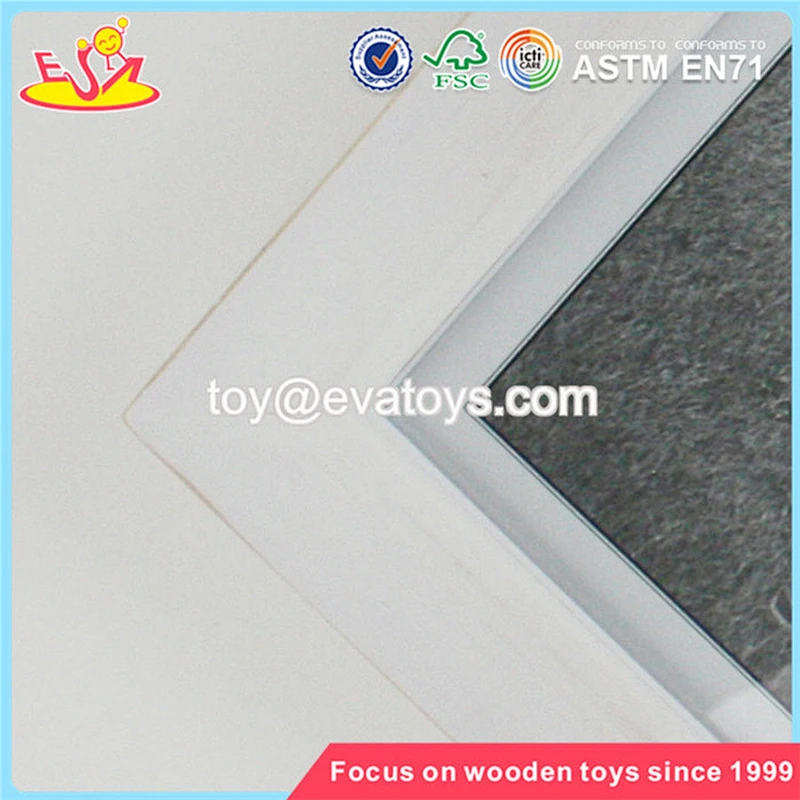 Wholesale new design simple square style wooden kids photo frame W09A033