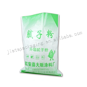 Wholesale 25kg empty pp cement bag for wall putty powder,dry mortar,sand,gypsum powder